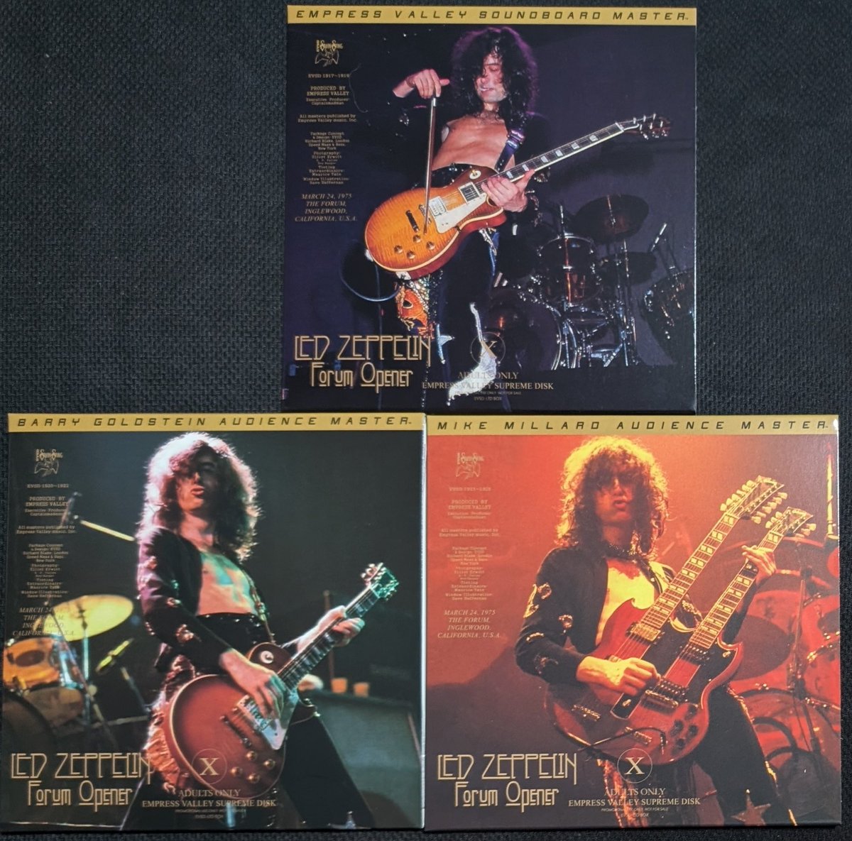 Led Zeppelin『FORUM OPENER』(1975/3/24 Inglewood, 9CD EVSD):BFに