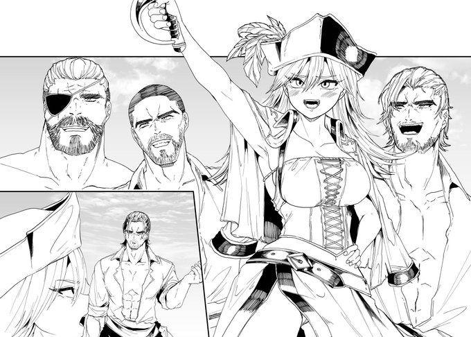 今描いてる商業の進捗なんやけど
おっさんが良い感じ 