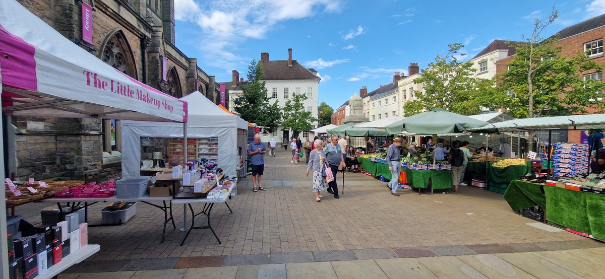 Lichfield Saturday General Market is on the Market Square today with a variety of products to keep you coming back for more so come on down to the Heart of the City centre and see our local Lichfield Market Traders