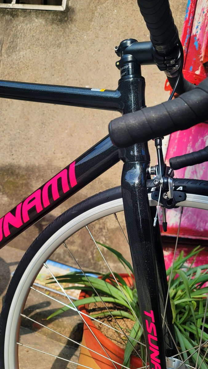 tsunami82269's tweet photo. 🖤💓Today Build: TSUNAMI snm100 Galaxy Black Pink, Black Grey Pink!
fixed gear bike, single speed bike, tracklocross, pist bike, track bike, fixie bike , 海啸 速那米 固齿 单速 竟轮 intro7轮组 死飞、固齿、竞轮、单速车、整车、车架、场地、轮组、Cinelli、 全速力、Dosnoventa、Bianchi https://t.co/puu0NmfkQM