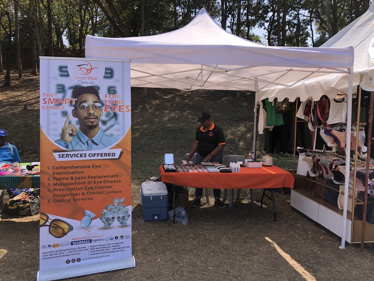 Che_Mdoka's tweet photo. Come to @SmartwearOptics stall and check our products at Family Food Festival at Money Men in Blantyre. https://t.co/rdT6BTbUfK