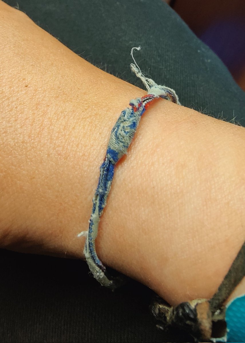 Trixje's tweet photo. @BBCSport my @TeamGB Rio 2016 bracelet still hanging in there. Good luck to all the athletes competing in @Paris2024 https://t.co/PyalMzSpsC