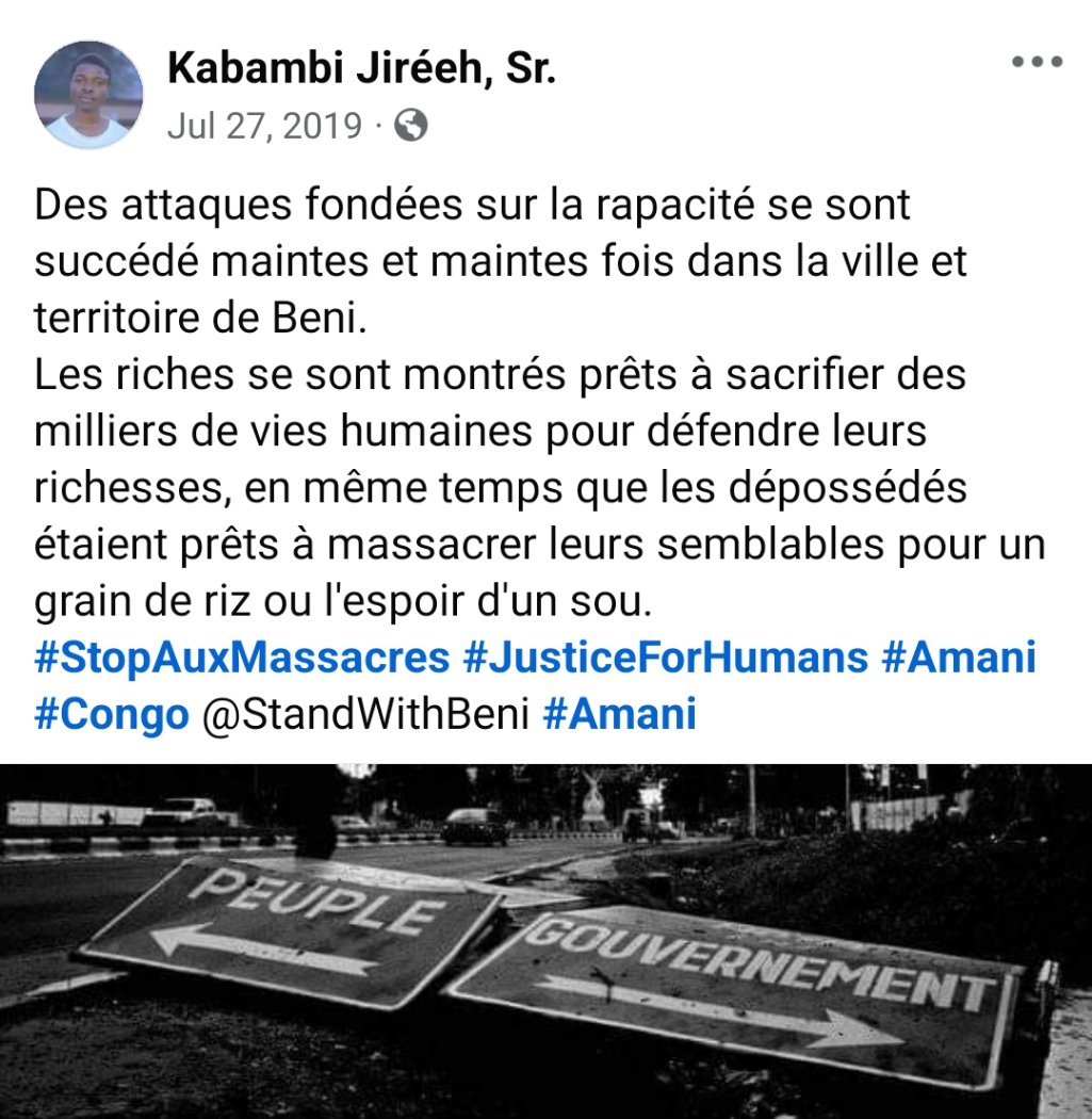 KabambiJr's tweet image. Des attaques fondées sur la rapacité se sont succédé maintes et maintes fois dans la ville et territoire de #Beni. 

#JusticeForHumans #Amani #Congo @StandWithBeni #StandWithVictims #DONTSTOPTALKINGABOUTBENI