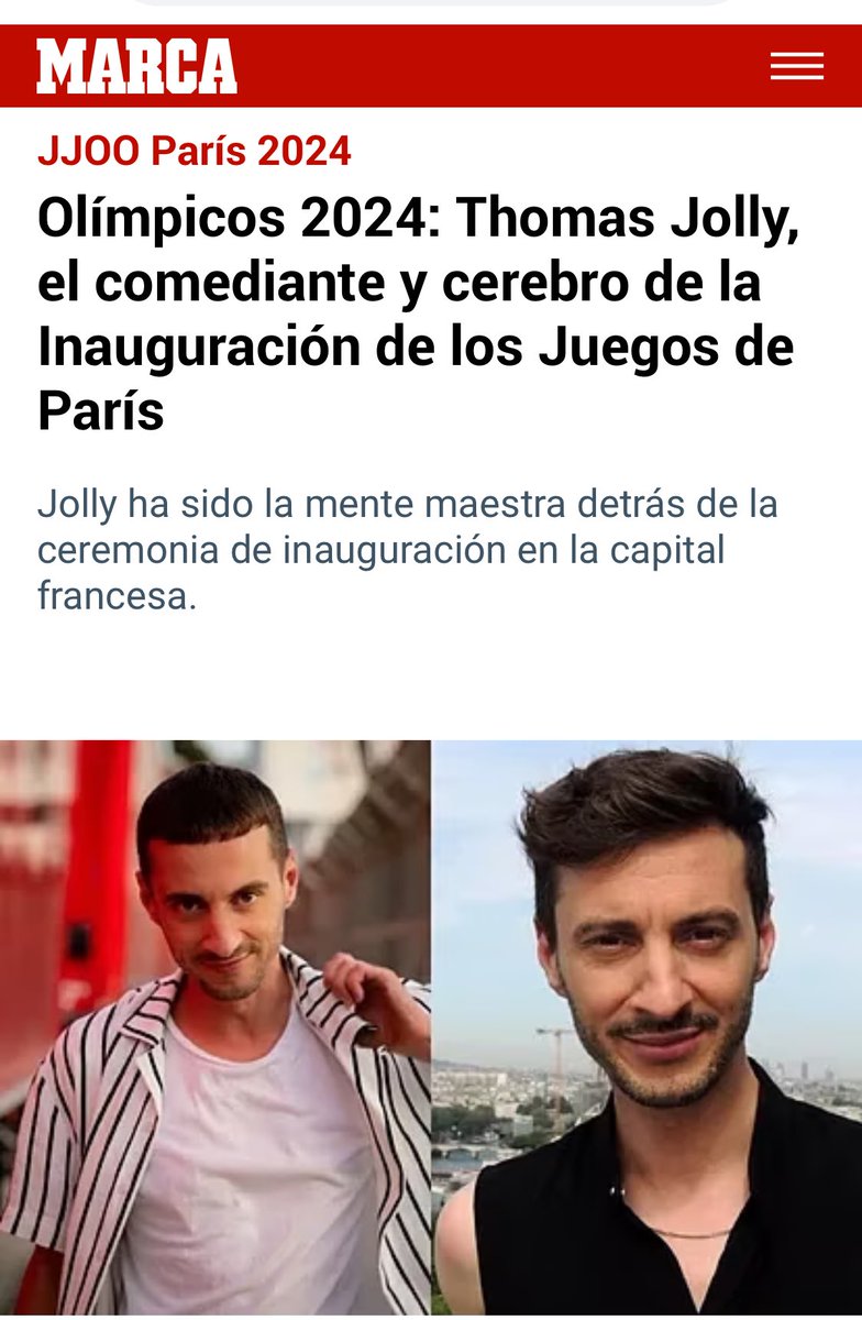 🔺A este desgraciado hdp le debe el mundo el haberse burlado de la institución de la Eucaristía, de la Última Cena, poniendo drag queens como los apóstoles y a una obesa como Jesucristo. Thomas Jolly, un IMBÉCIL. De parte de todos: chtpm, atentamente, la CCC. 
#Olimpiadas2024