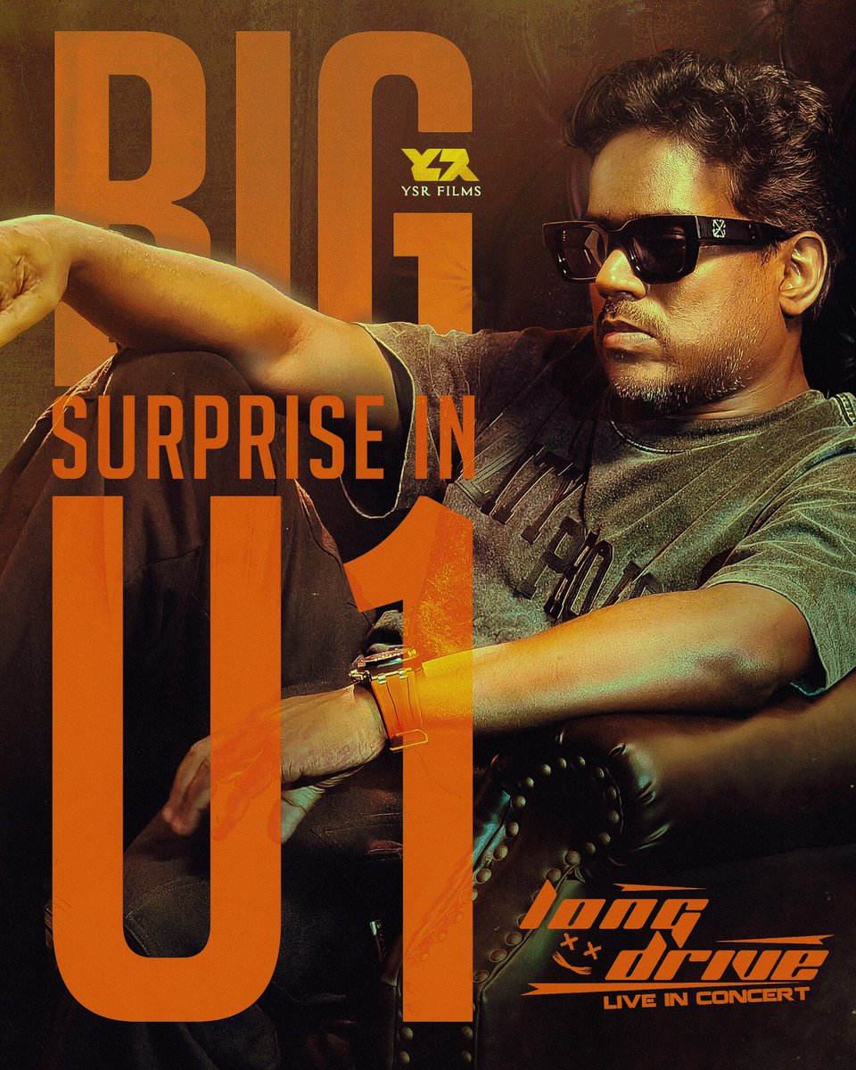 rio_raj's tweet image. Big Surprise in #U1 #Longdrive live in concert 😎
This is a sudden surprise to me also 😁
🤞🏻
@thisisysr @YSRfilms @noiseandgrains