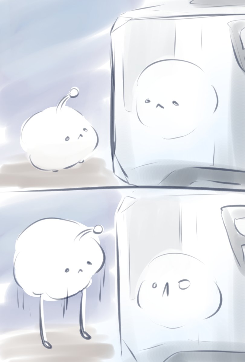 在太空布儡跟太空布儡怪圖之間，選擇了先塗毛靈怪圖