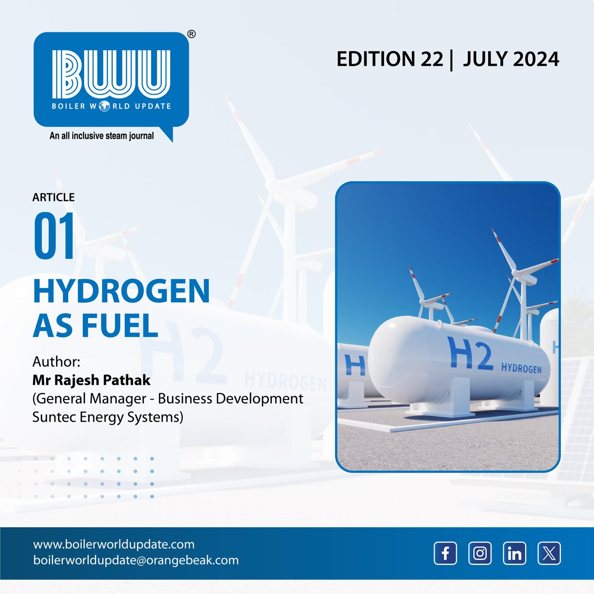 BWUSteamJournal's tweet photo. Hydrogen as a fuel is revolutionizing the energy landscape. Learn more in our latest newsletter about its potential to reduce emissions and provide sustainable energy solutions. 

#hydrogenfuel #sustainableenergy #innovation #bwu #steminnovations #boilerworldupdate #bwunewsletter https://t.co/FvvCs9aZoH