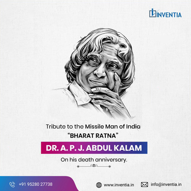 InventiaTech's tweet image. Dr. APJ Abdul Kalam&apos;s life was a testament to the power of dreams, hard work, and perseverance. As we remember him today, let us strive to live by his ideals and work towards a better tomorrow.

#drapjabdulkalam #deathanniversary #missilemanofindia #legend #tribute