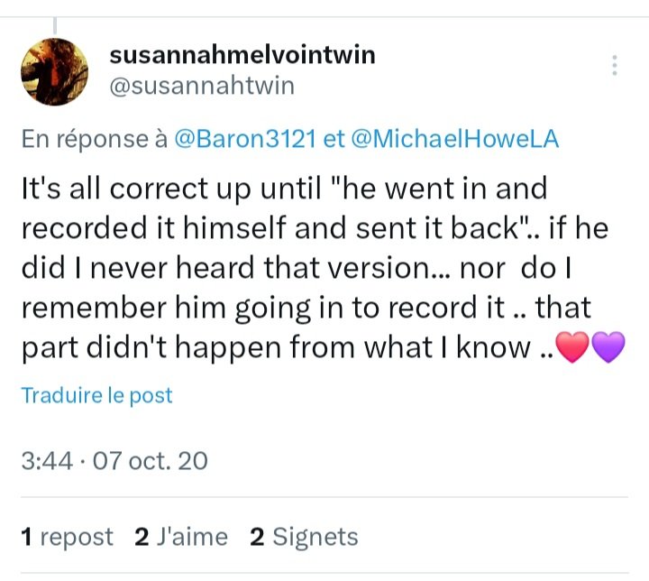 bediscream's tweet photo. @CaseyRain Susannah said she was misquoted. https://t.co/dayFg5kD7n