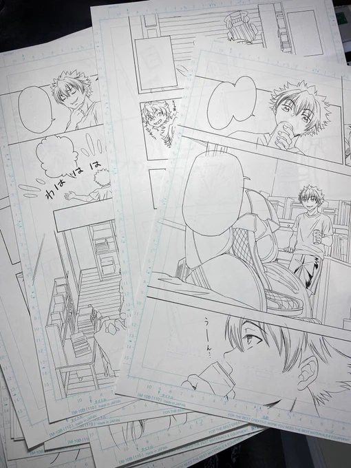 漫画のペン入れは未だアナログ派
なんかしっくりこないんだよね 