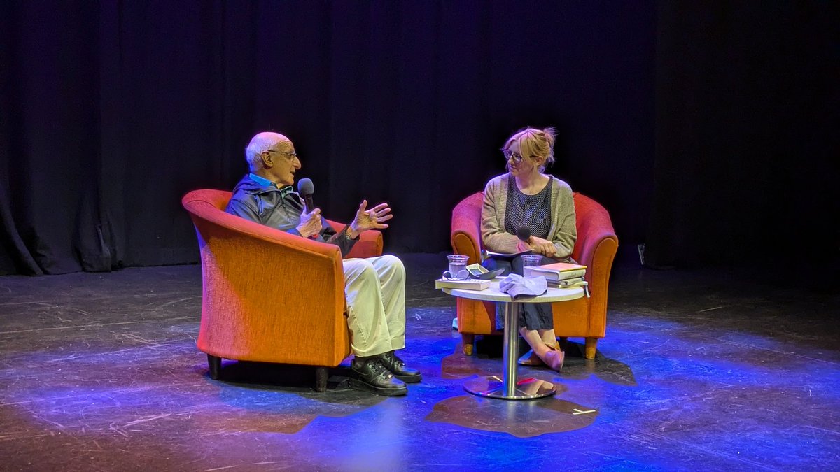 What an amazing job <a href="/tenille_mc/">Tenille McDermott</a> did interviewing David Malouf today! If you missed it it's your own fault for not living in northern Queensland! There was even a shout out for that voice of northern Queensland kulchar, <a href="/Sudo_Journal/">Sudo Journal</a>! @AFCMTownsville <a href="/MaryWho4810/">Mary Who? Bookshop</a>