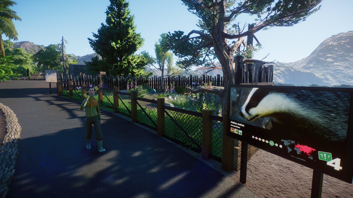 Paleo_Pizza's tweet photo. Welcome back to Mesa Zoo, where today we have a new Badger Enclosure on display! 🦡
https://t.co/j80wMHj11Z
🦒 - @planetzoogame
#planetzoo #planetzoogame #planetzooinspiration #planetzoodesign #planetzoobuild https://t.co/Nlh4T08dFw