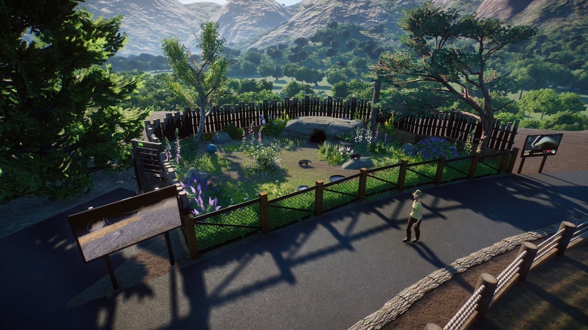 Paleo_Pizza's tweet photo. Welcome back to Mesa Zoo, where today we have a new Badger Enclosure on display! 🦡
https://t.co/j80wMHj11Z
🦒 - @planetzoogame
#planetzoo #planetzoogame #planetzooinspiration #planetzoodesign #planetzoobuild https://t.co/Nlh4T08dFw