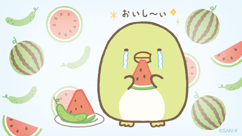 まぁるいきゅうり？がおいしい季節🍉 ＃スイカの日