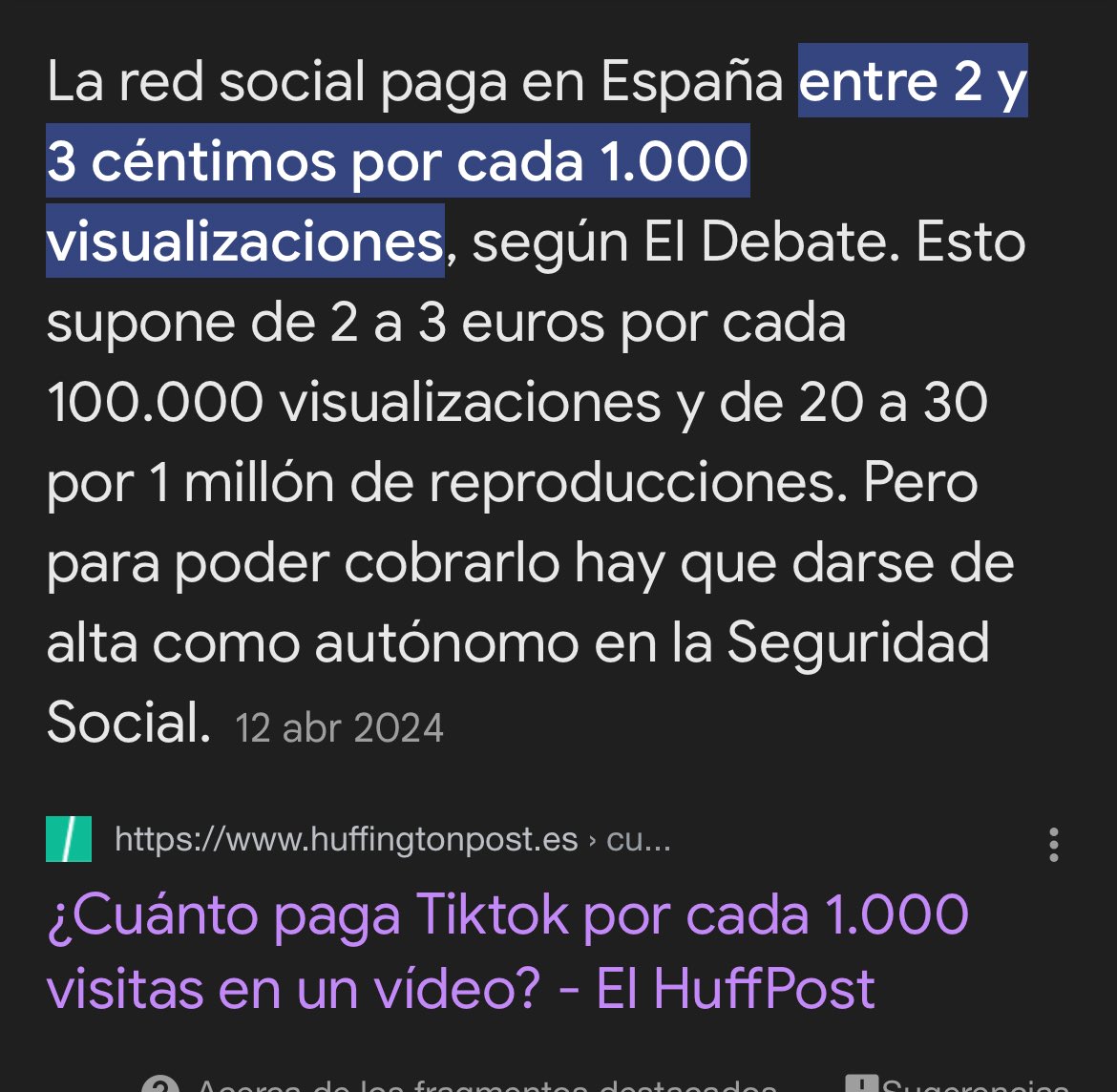 joueeel's tweet photo. @dinerosinfiltro muy buen hilo pero te has confundido un poco la verdad tiktok no paga demasiado por las views y si quieres te invito a buscar mas, hay creadores que han enseñado lo que ganan y es lo que pone aquí, 2€ por mil views es en yt y depende del rpm. https://t.co/Wfld4yCL2l