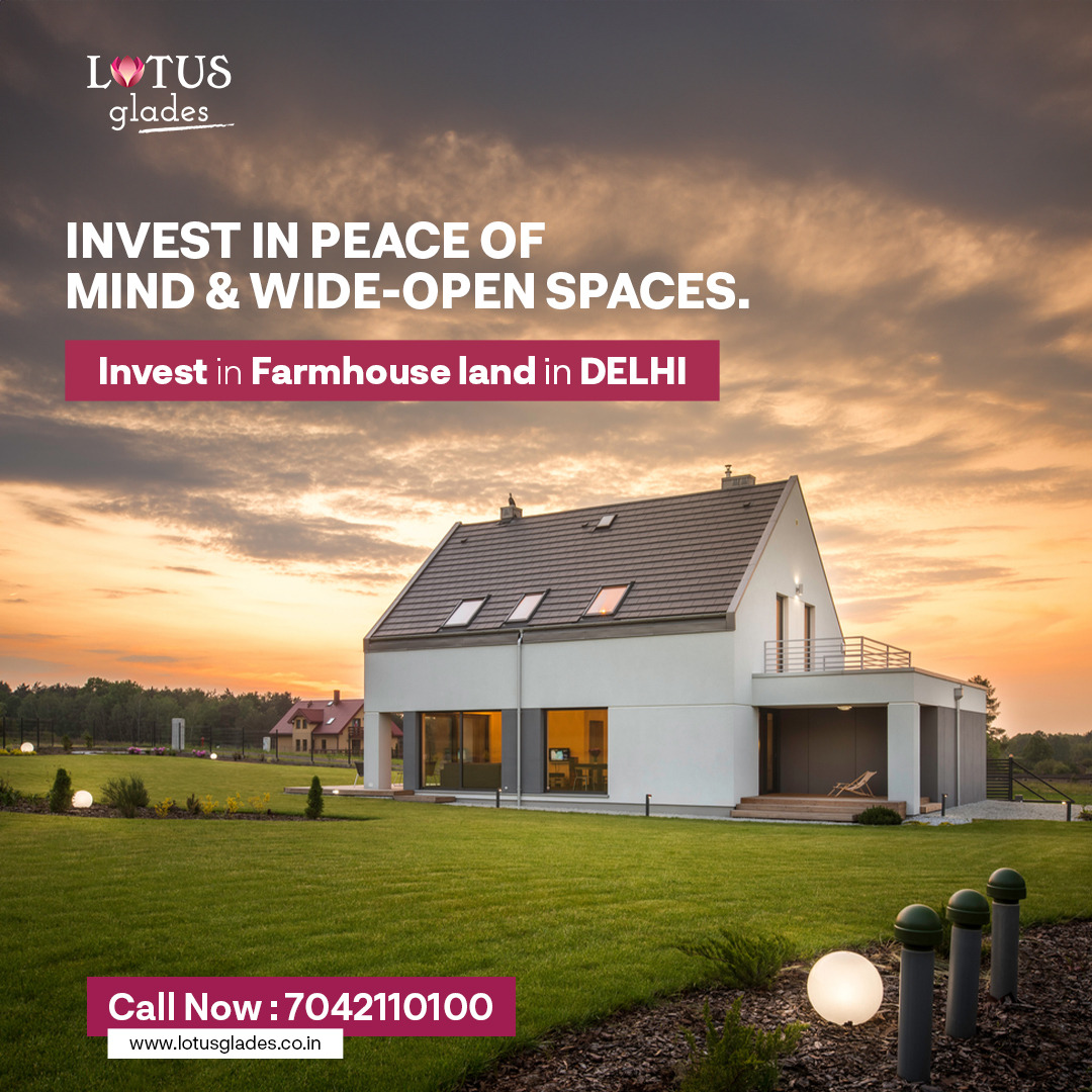 LotusGlades's tweet photo. BESPOKE FARM IN DELHI'; the perfect weekend getaway amongst nature’s bounty 
#farms #land #raag #ecohabitats #delhi #lotusglades #Lzone #Greenbelt #mpd2041 #GDApolicy #LDRA #landpooling #delhirealestate #jhatikra #kanganheri #ghalibpur #raota #badusarai #shikarpur #farmhouse https://t.co/x6VlY2lBSW