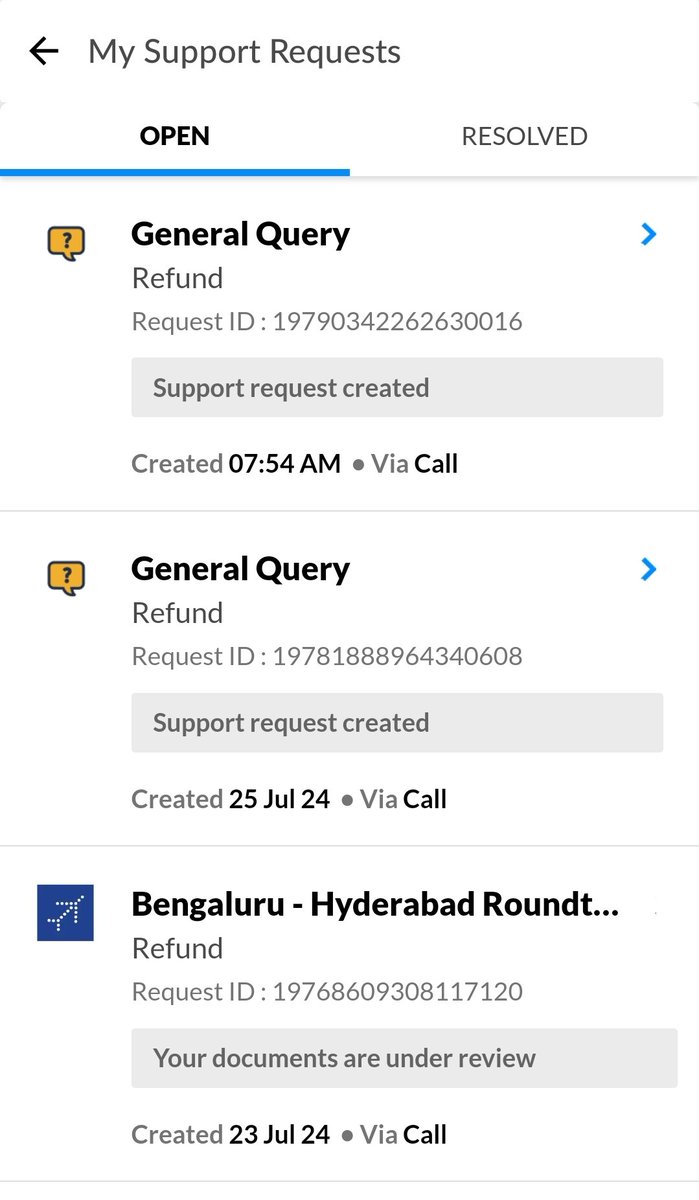 singhmiki's tweet photo. @makemytripcare @makemytrip @Rajesh_Magow @DeepKalraMMT Please update on the 3 Queries generated by your team for the same discussion i am having for the past 5 days. This means running pillar to post. What I ask is a simple refund which is already initiated by the Airline. https://t.co/2laTBqjQJs
