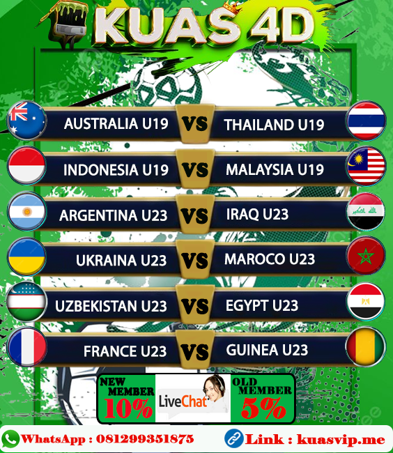 Kuas4D's tweet photo. Dengan menu jadwal pertandingan BOLA terlengkap ada disini KUAS4D 🙂
Link Daftar Tersedia disini : https://t.co/0X9XQnGMe1
Untuk WhatsApp KUAS4D silakan add yah kaka 🙂
https://t.co/xVbGD0IbzF https://t.co/xxnpizpt6v