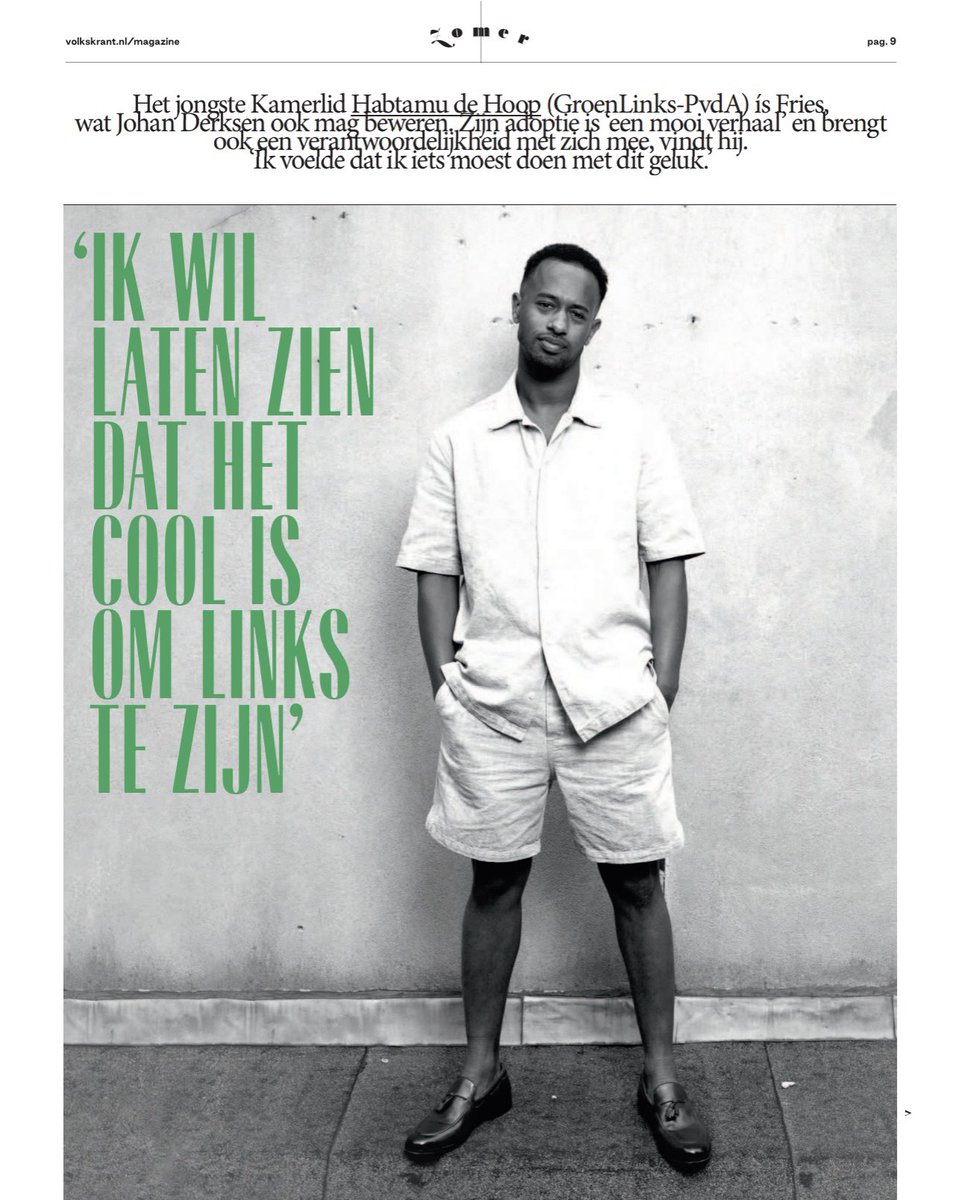 Kamerlid zijn op je 26e is niet altijd even makkelijk, maar ik heb er geen seconde spijt van. Strijden voor betaalbare woningen, goed OV en gelijke kansen voor iedereen is het leukste wat er is. Vandaag lees je mijn gesprek met Loes Reijmer in Volkskrant Magazine🗞️ 

📸 <a href="/evaroefs/">eva</a>