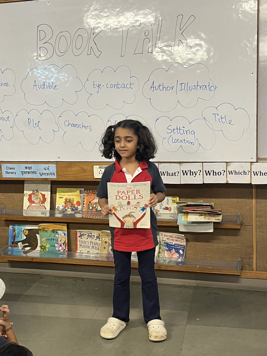 Grade 1 students held their first-ever book talk! Many of them were well-prepared and excited to share their thoughts and favorite parts with their peers. <a href="/FSSurat/">Fountainhead School</a> <a href="/AswaniNandini/">nandini aswani</a> #booktalk #pyp