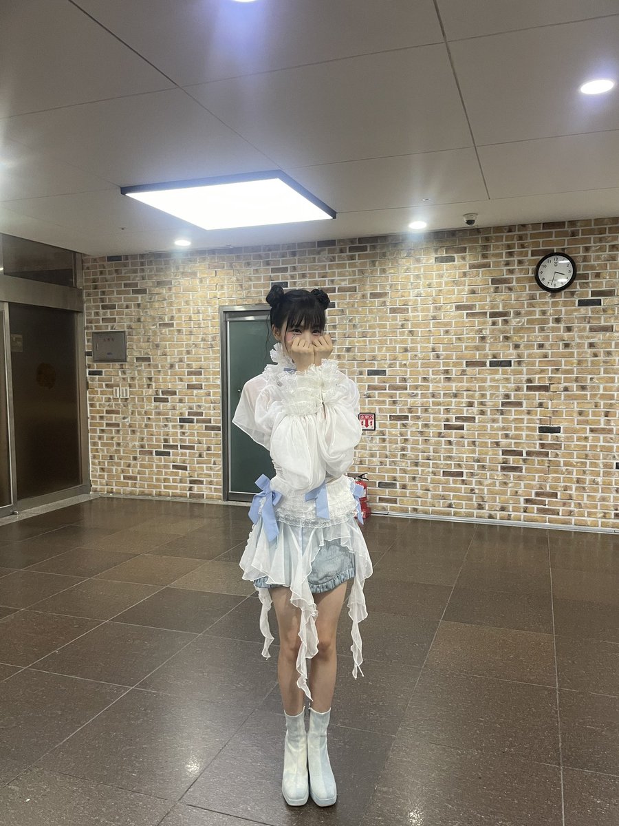 ֶָ   ࣪  𐙚   Performed at Music Bank yesterday in a chic white outfit with a hint of blue and my signature Pucca Hair. ૮꒰ྀི⸝⸝> . <⸝⸝꒱ྀིა Who knew 𝑺𝒂𝒕𝒆𝒍𝒍𝒊𝒕𝒆 vibes could look this good? Ready to o͟r͟b͟i͟t͟ i͟n͟t͟o͟ y͟o͟u͟r͟ p͟l͟a͟y͟l͟i͟s͟t͟s͟. . . ִֶָ𓂃 ࣪˖ ִֶָ