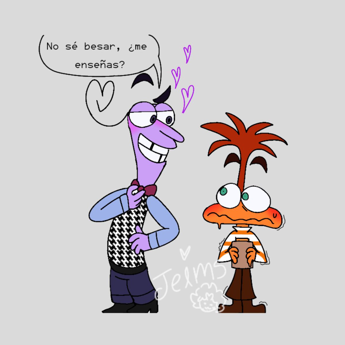 Jeims_theslime's tweet photo. No sΓ© besar, ΒΏMe enseΓ±as?
#insideout2 #InsideOutfanart #insideout #InsideOut2anxiety #fearinsideout #ANXIFEAR #fearxanxiety #anxietyxfear https://t.co/H7302v0sVq