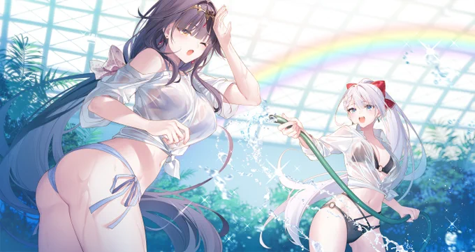 女神のサマーバケーション#聖剣学院の魔剣使い#せまつか 