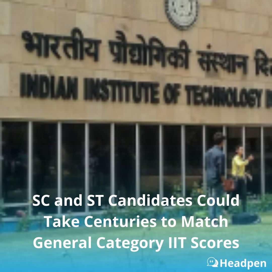 officialheadpen's tweet photo. DheerajSingh from #IITKanpur estimates that without reservations, #ST candidates could take 400 years and #SC candidates over 367 years to match general category scores at #IITs.

Singh calls for urgent policies to improve the inclusion of SC, ST, and OBC candidates in top engineering institutes.