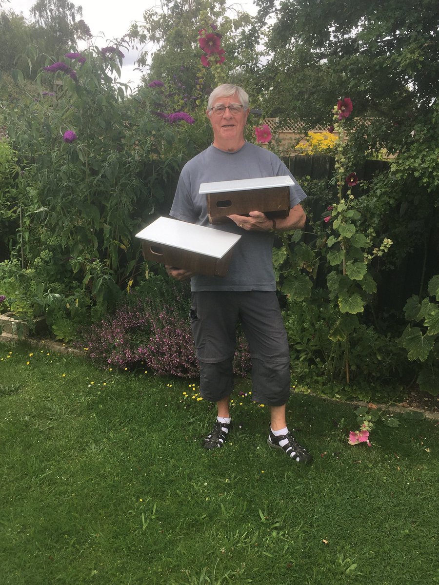 Suffolk Bird Group stalwart John Turner has been donating his time making Swift nest boxes for SOSSwifts over the past year. Incredibly these are the 399th and 400th ones he’s made with all distributed, mainly for Swift Community Sets. Amazing!! <a href="/SuffolkBirdGrp/">Suffolk Bird Group</a> <a href="/suffolkwildlife/">SuffolkWildlifeTrust</a>