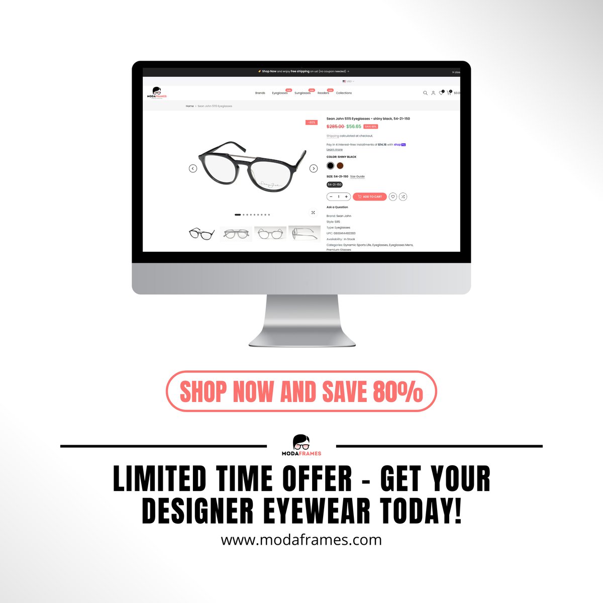 ModaFrames's tweet image. 🔥 Fashion alert! Sean John frames are here to elevate your style game.  🛒 modaframes.com/products/sean-… 
These aren&apos;t just frames, they&apos;re your ticket to instant cool. With demo lenses included, you&apos;re one step closer to your perfect look. 
#SeanJohnStyle #ModaFrames #DesignerFrames