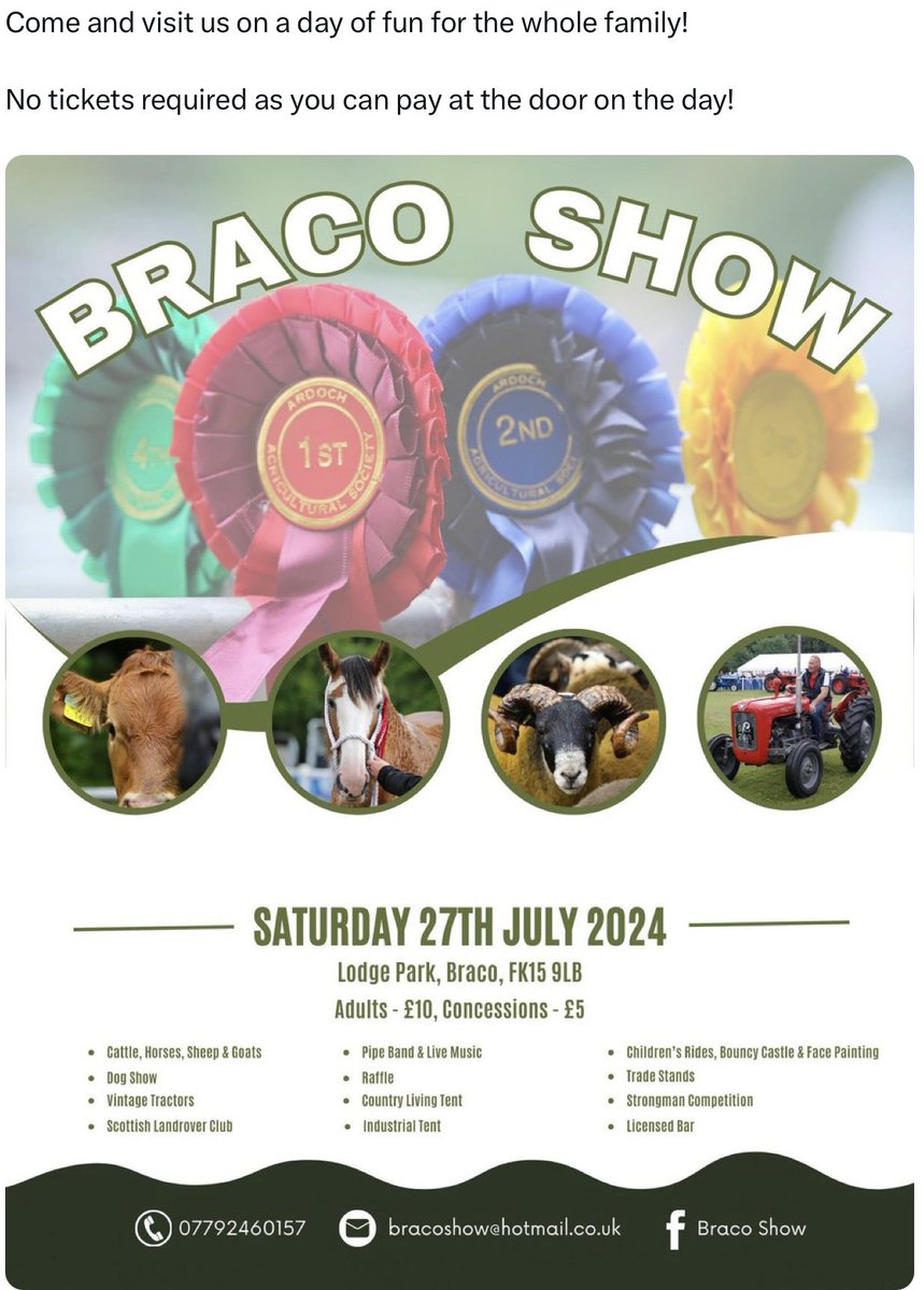 RbstScotland's tweet photo. Saturday is show day!

#RBSTScotland is on parade at the #BorderUnionShow &amp; also at the #BracoShow.

We’ll have a number of 🐑 breeds on show at Kelso &amp; an #EriskayPony at Braco.

Come along, say hi &amp; find out about our rare &amp; native breeds.

#GoNative
#nativebreedsformodernneeds https://t.co/4JFk8fWElq