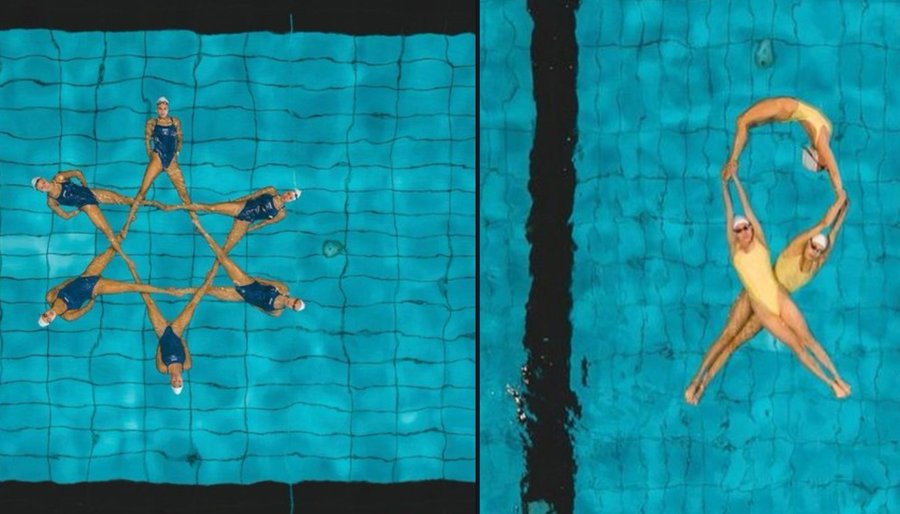 (via <a href="/DahliaKurtz/">dahlia kurtz ✡︎ דליה קורץ</a> )
Het Israëlische Olympische team mochten hun #BringThemHome-speldjes NIET mag dragen tijdens de opening van #Paris2024 Games.
Maar dat wierhield de Israëlische zwemmers er niet van om BRING THEM HOME NOW te vormen tijdens de training.
Maar kijk eens wat ze nog