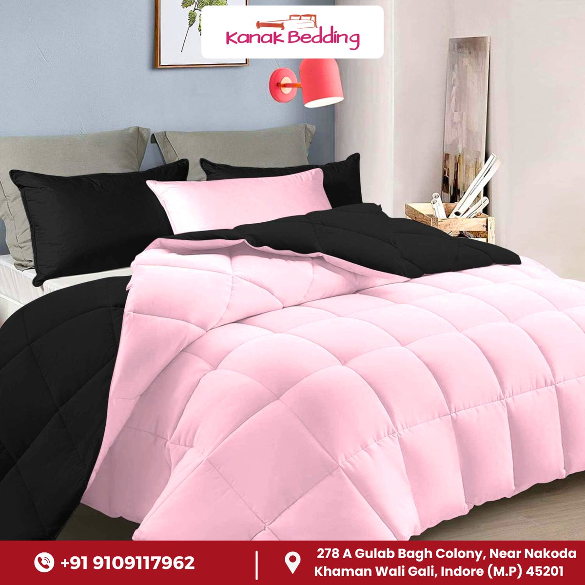 Kanakbedding's tweet image. Experience the magic of quality linens with Kanak Bedding. Our collections redefine relaxation, offering a sanctuary of tranquility in every thread.
.
.
#KanakBedding #QualityLinens #BedroomSanctuary #TranquilThreads #RelaxationRedefine #LuxuryBedding #TranquilRetreat