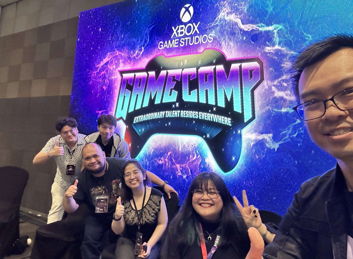 junchgaming's tweet photo. Thank you to all the Game Camp panelists from @ranidagames @thinkbitph @KatakataCreates @antioedipus3000 @paw_draws for sharing your personal experiences with @Xbox Game Camp Asia and your game pitches with the audience today 💚 https://t.co/4AcWynKLjf