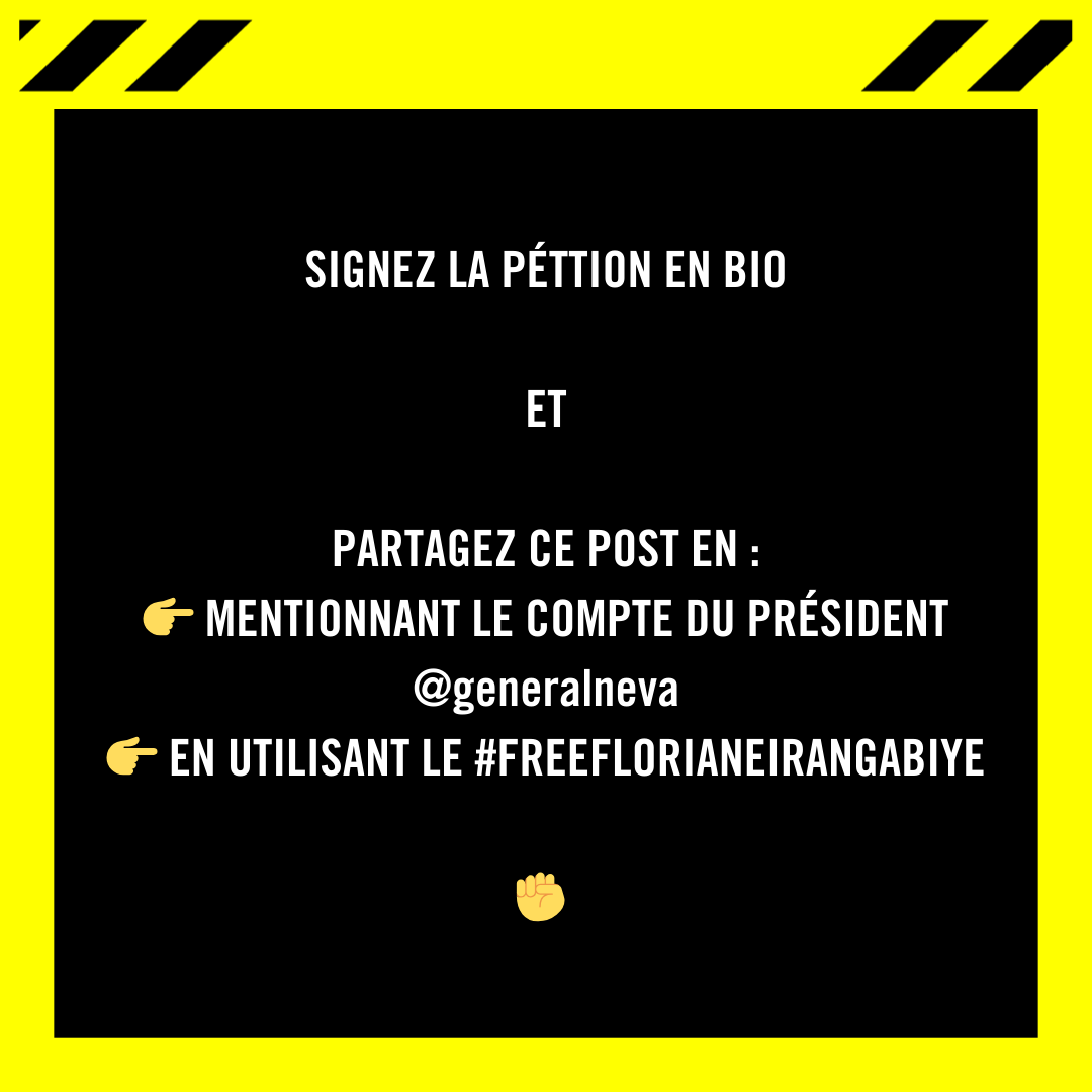 amnestybe's tweet photo. Floriane Irangabiye fête aujourd'hui ses 36 ans en prison pour avoir critiqué le gouvernement burundais.
Souhaitez-lui son anniversaire avec #FreeFlorianeIrangabiye et #HBDFloriane et interpellez les autorités @GeneralNevat @MiniJustice_BDI @BurundiGov
👉https://t.co/4VbfJkbQKW https://t.co/V4OIWzwenz