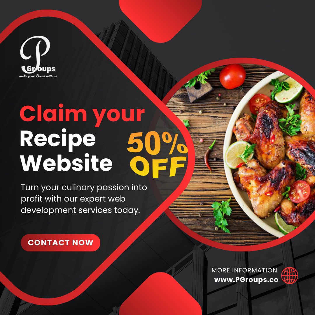 pkumarMishra4's tweet photo. Limited Time Offer! Claim your Recipe Website, Get 50% OFF .
#WebDevelopment #DigitalMarketing #recipe #recipes #webde #website #FoodieBeauty #foodblogger #DeadpoolAndWolverine https://t.co/dhizZPCWJ3