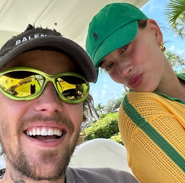pradaparisian's tweet photo. hailey bieber and justin bieber! https://t.co/yvSuPmWS03