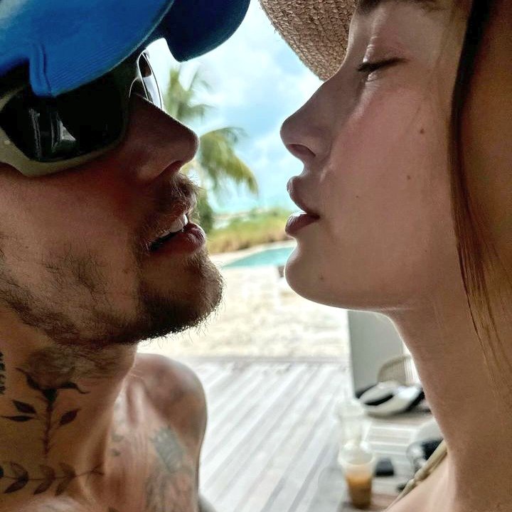 pradaparisian's tweet photo. hailey bieber and justin bieber! https://t.co/yvSuPmWS03