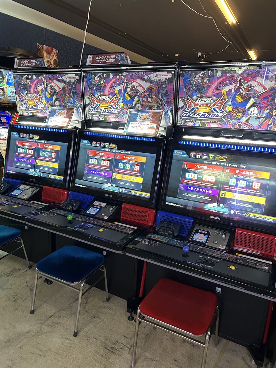 PZ_BangBoo's tweet photo. ＜人気機種増台＞
本日より、【#機動戦士ガンダム EXVS2OB】は5台となって稼働いたします。合わせてグッズキャンペーンも開催中ですのでぜひ遊びにきて下さい。ご来店お待ちしております。

#新潟 #六日町 #オバブ https://t.co/Hdc62TSyXl