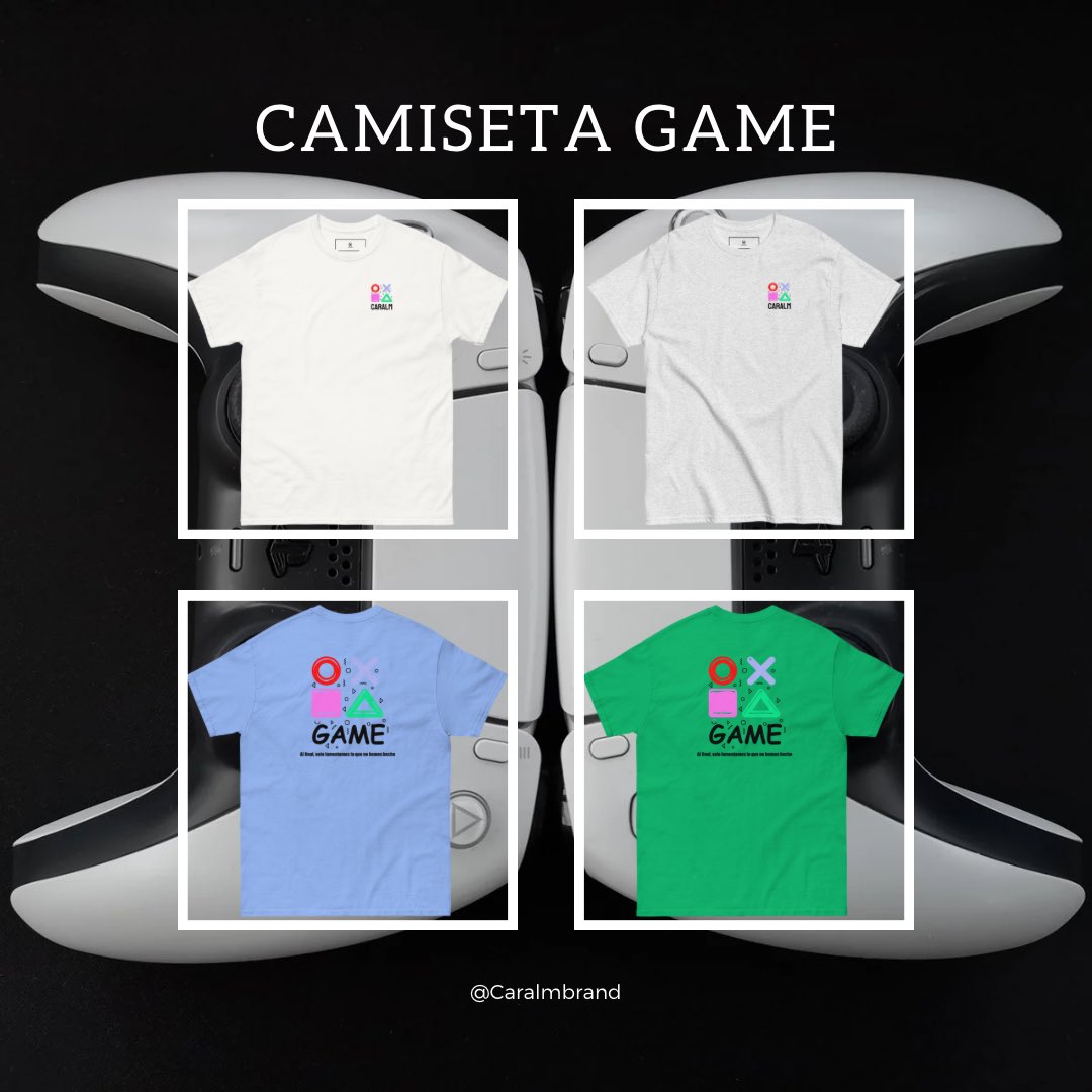 De los píxeles a la tela:

 ¡Camisetas gamer para gamers!

caralmbrand.com 

#caralm #game #tshirt #camiseta #videojuegos