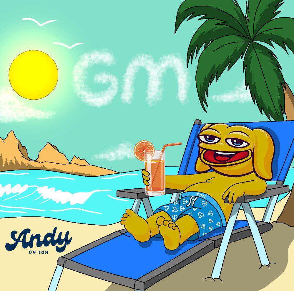 FearlessSteve1's tweet photo. @ton_blockchain Good morning from $ANDY on $TON ☕️

@AndyTonCoin https://t.co/d5MQsiQR0M