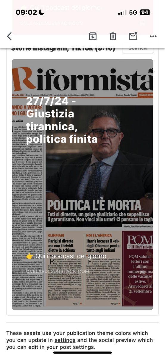 claudiovelardi's tweet photo. Podcast e notizie del giorno

https://t.co/9t3OdtJNqZ https://t.co/0BUY6lvEDW