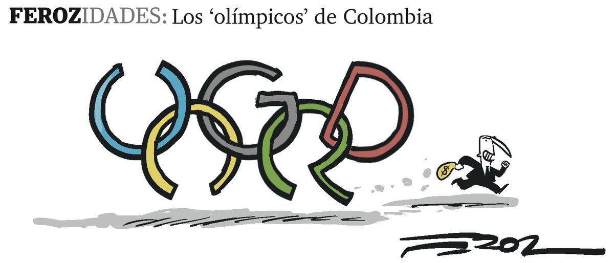 #Ferozidades "Los 'olímpicos' de Colombia" Una caricatura de <a href="/ferozfer/">Feroz</a> para este  #Sábado