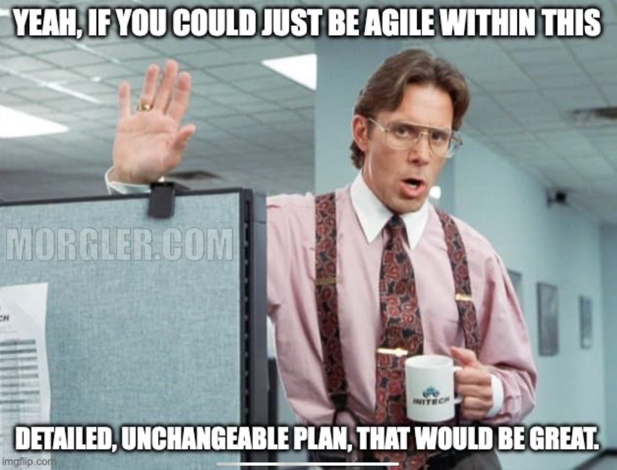 agilitymasterrr's tweet photo. Here is what many managers ask from agile methods 😂 https://t.co/o4HKe9PNYc