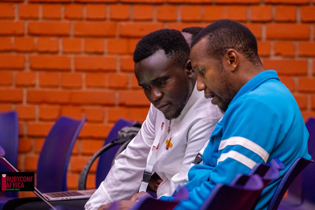 African Ruby Community (@ruby_african) on Twitter photo Day 2 has started off at a high note with Our last Keynote from <a href="/yukihiro_matz/">Yukihiro Matz</a>. 🥳🎉
Our Attendees made it so early for his talk <a href="/kcauniversity/">KCA University</a> we are in awe!!🫡
#rubyconfafrica2024 #africanruby Day 2 has started off at a high note with Our last Keynote from <a href="/yukihiro_matz/">Yukihiro Matz</a>. 🥳🎉
Our Attendees made it so early for his talk <a href="/kcauniversity/">KCA University</a> we are in awe!!🫡
#rubyconfafrica2024 #africanruby