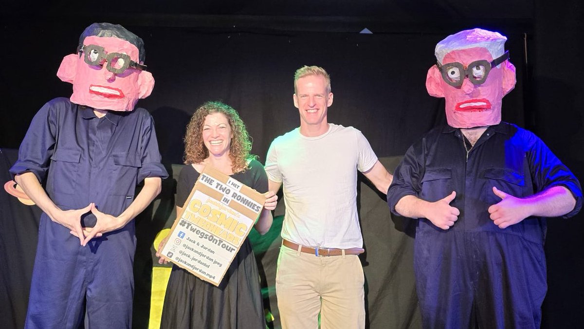 Lucy Selman (@lucy_selman) on Twitter photo People of Weston-super-Mare, tonight is the last chance to catch the new Edinburgh festival show by Jack and Jordan from <a href="/FromTheMud1/">From The Mud</a> at <a href="/frontroomwsm/">Front Room WSM</a>! Hugely entertaining, imaginative, warm-hearted and bonkers.
Tickets 👇🏼
ticketsource.co.uk/whats-on/westo…
<a href="/jack_jordanlol/">Jack & Jordan</a>
#TwegsOnTour People of Weston-super-Mare, tonight is the last chance to catch the new Edinburgh festival show by Jack and Jordan from <a href="/FromTheMud1/">From The Mud</a> at <a href="/frontroomwsm/">Front Room WSM</a>! Hugely entertaining, imaginative, warm-hearted and bonkers.
Tickets 👇🏼
ticketsource.co.uk/whats-on/westo…
<a href="/jack_jordanlol/">Jack & Jordan</a>
#TwegsOnTour