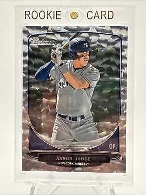 baseballcardgem's tweet photo. 2013 Bowman Aaron Judge Silver Ice #BDPP19 Yankees RC 🔥🔥ROOKIE #ad #baseballcards https://t.co/RMROxUnbIY https://t.co/rks2qOl5Us
