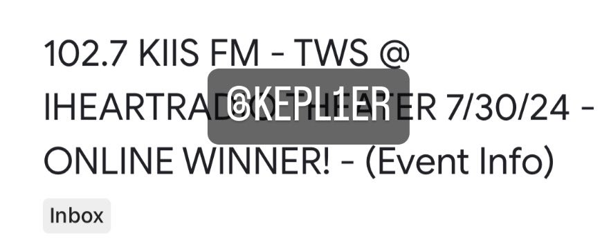 KEPL1ER's tweet photo. WTS Selling One iHeartradio for July 30th TWS Show Event Schedule Spot.
 
Deposit required. High price.
PayPal/Zelle/Cash is accepted onsite. Can show other proof. Please DM or reply if interested.

#TWSinLA #KCONLA2024 #TWSLA #WTSTWSLA #TWSiHeartRadio #iheartradiotws #TWSLA https://t.co/QZtWowGZpI