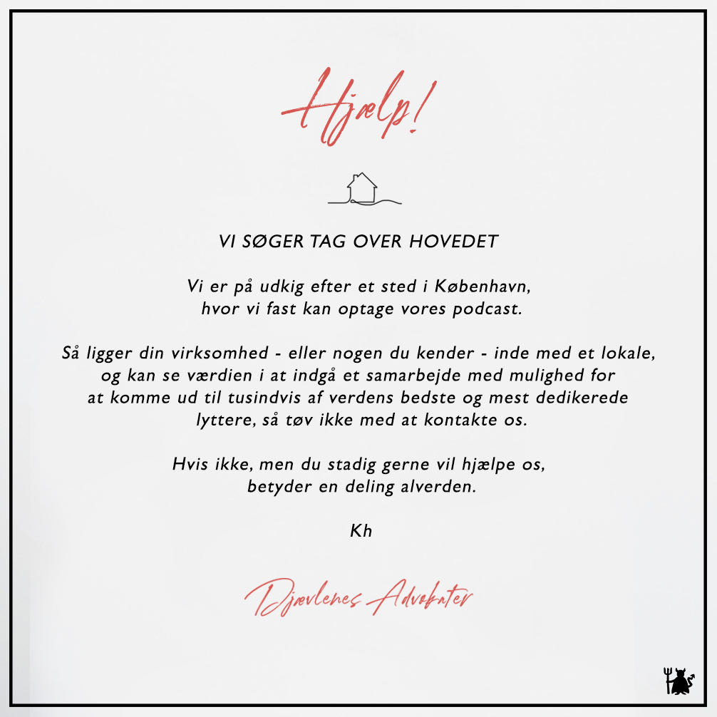 djaevlene's tweet photo. HJÆLP! – VI SØGER TAG OVER HOVEDET 🏠 https://t.co/J63jR9GVhe