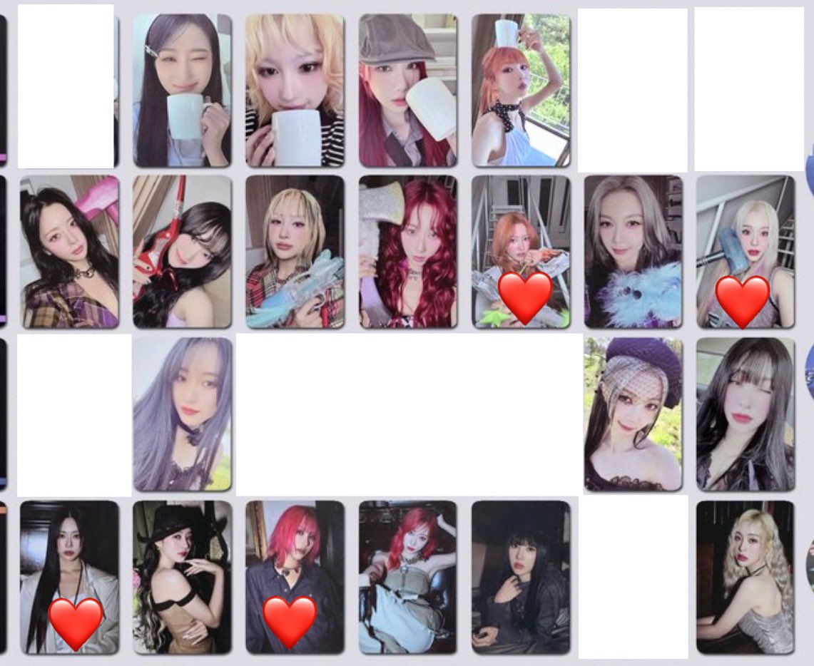 포카앨범 일반판 교환 구해요
저:❤️ (포카앨범은 수량으로 표시했습니다)
썸냐분:🩵 (일반판 체크없는것)

포카앨범 n:1로 일반판이랑 교환 가능하니 디엠 주세요!!!

<a href="/DCphotocard/">드림캐쳐 포카 알티봇</a> rt 감사합니다🥰